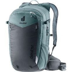 Plecak rowerowy Deuter Compact 14+3. Brązowe plecaki damskie Deuter, bez wzorów, sportowe. Za 482.99 zł.