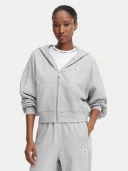 Calvin Klein Bluza LV047C216G Szary Regular Fit. Szare bluzy damskie Calvin Klein, s, bez wzorów, z bawełny, bez ramiączek, bez kaptura. Za 449.99 zł.