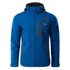 Męska Kurtka Soft Shell Nils. Niebieskie kurtki męskie Hi-tec, m, bez wzorów, sportowe, bez kaptura. Za 261.99 zł.