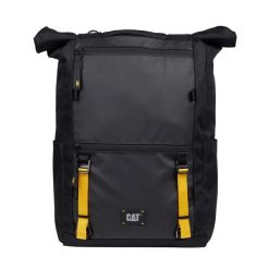 Plecak Utility X Rolltop Caterpillar SIGNATURE Black (84840-01). Czarne plecaki męskie CATERPILLAR, bez wzorów, sportowe. Za 239.99 zł.