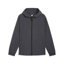 Kurtka z dresu Puma Woven. Szare kurtki męskie Puma, na lato, xl, bez wzorów, z dresówki, eleganckie, z kapturem. Za 294.80 zł.