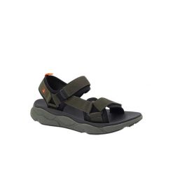 Sandały męskie LUMBERJACK BYRON. Zielone buty zimowe męskie Lumberjack, bez wzorów, bez obcasa, bez zapięcia. Za 149.99 zł.