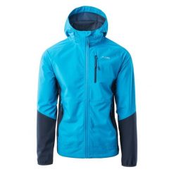 Kurtka Softshellowa Męska Metka Envisat. Niebieskie kurtki sportowe męskie ELBRUS, m, bez wzorów, z softshellu, bez kaptura, trekkingowe. Za 368.99 zł.