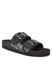 LOVE MOSCHINO Klapki JA28193G1IIA0000 Czarny. Czarne klapki damskie Love Moschino, bez wzorów, ze skóry, bez obcasa, bez zapięcia. Za 749.99 zł.
