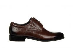 Półbuty John Doubare QA526-C6-A77 Coffee 104237, Brązowy, Skóra naturalna - 44. Brązowe półbuty męskie John Doubare, bez wzorów, ze skóry, bez obcasa, bez zapięcia. W wyprzedaży za 494.10 zł.