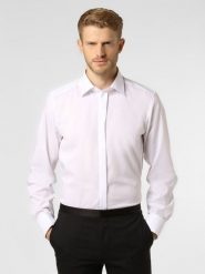 Finshley & Harding Koszula z wywijanymi mankietami Mężczyźni Slim Fit Bawełna biały, 38. Białe koszule męskie Finshley & Harding, m, bez wzorów, z bawełny, eleganckie, bez kołnierzyka, bez ramiączek. Za 279.95 zł.