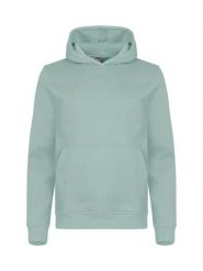 Clique Miami Hoody Junior bluza z kapturem z mieszanki bawełny – Sage Green. Zielone bluzy damskie CLIQUE, bez wzorów, z bawełny, bez ramiączek, z kapturem. Za 154.32 zł.