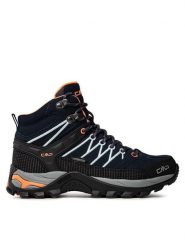 CMP Trekkingi Rigel Mid Wmn Trekking Shoes Wp 3Q12946 Granatowy. Niebieskie obuwie trekkingowe damskie CMP, z nubiku, bez zapięcia. Za 379.99 zł.