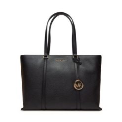 Torebka MICHAEL Michael Kors. Czarne shopperki damskie MICHAEL Michael Kors, bez wzorów, bez dodatków. Za 989.99 zł.