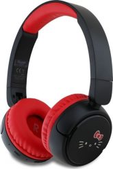 Słuchawki nauszne Hello Kitty Face Logo Bluetooth czerwony. Czerwone słuchawki bezprzewodowe HelloKitty. Za 127.51 zł.