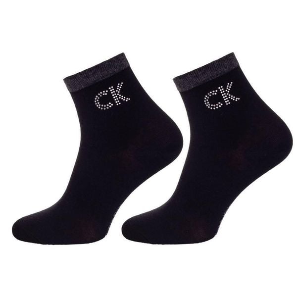 Skarpetki Calvin Klein Damsenken z Wielkim Kryształowym Logo 37-41. Czarne skarpetki damskie ZEAGLE, bez wzorów, z bawełny. Za 127.99 zł.