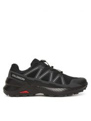 Salomon Buty do biegania Speedcross Peak Gore-Tex L47853800 Czarny. Czarne buty sportowe męskie Salomon, bez wzorów, z gore-texu, bez zapięcia, do biegania, gore-tex. Za 529.00 zł.