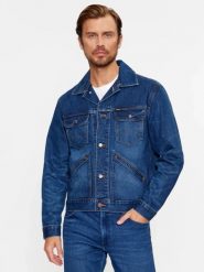 WRANGLER 124MJ FAR MĘSKA KURTKA JEANSOWA JEANS FAR AWAY 112341043 W4MJ007106. Kurtki męskie Wrangler, m, bez wzorów, z jeansu, bez kaptura. Za 329.99 zł.