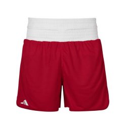 Krótkie spodenki bokserskie dla kobiet adidas. Czerwone szorty damskie Adidas, bez wzorów, sportowe. Za 160.50 zł.