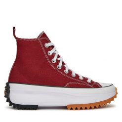 Trampki Converse. Czerwone trampki i tenisówki damskie Converse, bez wzorów, bez zapięcia. Za 359.99 zł.