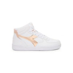Trampki damskie DIADORA RAPTOR MID MIRROR WN. Białe trampki i tenisówki damskie Diadora, bez wzorów, bez zapięcia. Za 119.99 zł.
