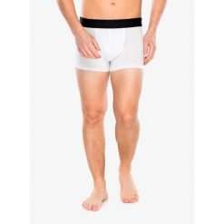 Bokserki termoaktywne męskie Sensor Merino Cordura Boxers. Białe bokserki męskie Sensor, bez wzorów. Za 144.99 zł.