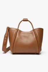 Torebka skórzany shopper/hobo Marine S MAX MARA ACCESSORI. Shopperki damskie Max Mara Accessori, bez wzorów, bez dodatków. Za 4,349.00 zł.