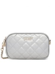 Nine West Torebka LILLA2 Srebrny. Szare listonoszki damskie Nine West, bez wzorów, z materiału, bez dodatków. Za 149.99 zł.
