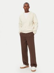 Guess Kardigan Z6YQ19 K4989 Kremowy Regular Fit. Białe swetry męskie Guess, m, z aplikacjami, z bawełny, bez kołnierzyka, bez ramiączek. Za 394.99 zł.