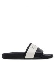 KARL LAGERFELD Klapki Kondo 2.0 KL80923 Czarny. Czarne klapki damskie KARL LAGERFELD, bez wzorów, z tworzywa sztucznego, bez obcasa, bez zapięcia. Za 219.99 zł.