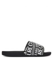 Versace Jeans Couture Klapki 80YA3SQ1 Czarny. Czarne klapki męskie Versace Jeans Couture, bez wzorów, z gumy, bez zapięcia. Za 329.99 zł.