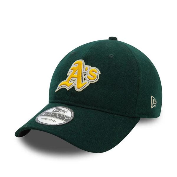 Czapka z daszkiem Oakland Athletics MLB Melton 9Twenty. Zielone czapki damskie New Era, bez wzorów, z materiału. Za 133.00 zł.