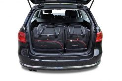 Torby Do Bagażnika Vw Passat Alltrack 2010-2014 5Szt Kjust. Czarne torby podróżne damskie KJUST, bez wzorów, z kauczuku. Za 1,607.00 zł.