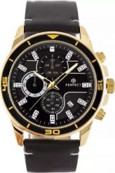 Zegarek Perfect ZEGAREK MĘSKI PERFECT CH02L - CHRONOGRAF (zp351i) + BOX. Zegarki męskie Perfect, bez wzorów. Za 134.99 zł.