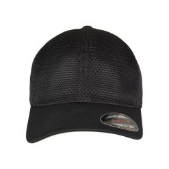Czapka Z Daszkiem 360 Omnimesh. Niebieskie czapki damskie FLEXFIT, bez wzorów, z elastanu. Za 73.99 zł.