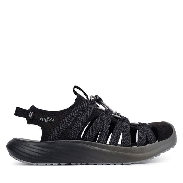 Sandały Keen. Czarne sandały damskie Keen, bez wzorów, bez obcasa, na płaskiej podeszwie, bez zapięcia. Za 389.99 zł.