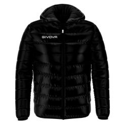 Kurtka Givova Olanda. Czarne kurtki sportowe damskie Givova, na jesień, s, bez wzorów, z materiału, bez ramiączek, z kapturem, trekkingowe. Za 241.43 zł.