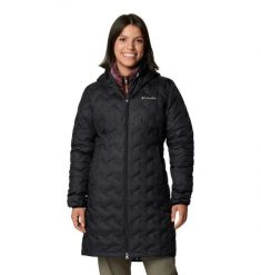 Damska kurtka Columbia Delta Ridge II ong Down Jacket 208821301. Czarne kurtki sportowe damskie Columbia, xl, bez wzorów, z materiału, bez ramiączek, z kapturem, trekkingowe, omni-heat (columbia). Za 898.91 zł.