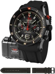 Zegarek męski Vostok Europe 6S21-510C582S czarny. Czarne zegarki męskie Vostok Europe, bez wzorów. Za 4,720.25 zł.