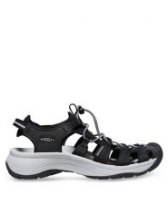Keen Sandały Astoria West 1023594 Czarny. Czarne sandały damskie Keen, bez wzorów, z materiału, bez obcasa, bez zapięcia. Za 309.99 zł.