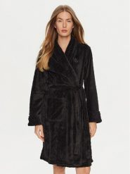 LAUREN RALPH LAUREN Szlafrok ILN42372F Czarny. Czarne szlafroki damskie Lauren Ralph Lauren, s, bez wzorów, z syntetyku, bez ramiączek, bez kaptura. Za 221.99 zł.
