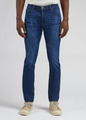 LEE LUKE MĘSKIE SPODNIE JEANSOWE DARK WORN KANSAS L719IAC22 112328479, W33 L30. Spodnie materiałowe męskie Lee, bez wzorów, z denimu. Za 249.99 zł.