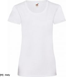 FOTL-613720 - Koszulka Valueweight T z krótkim rękawem, damska - biały M. Białe bluzki damskie Reis, m, bez wzorów, bez kołnierzyka, bez ramiączek. Za 17.17 zł.