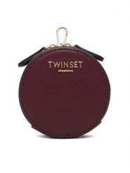 TWINSET Portfel 252TL8042 Fioletowy. Fioletowe portfele damskie Twinset, ze skóry. Za 309.99 zł.