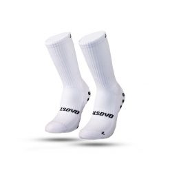 CALSOVO - Skarpetki z gripem - Antypoślizgowe - Jeden rozmiar - Piłka nożna. Czarne skarpetki damskie CALSOVO, bez wzorów, z bawełny. Za 63.99 zł.
