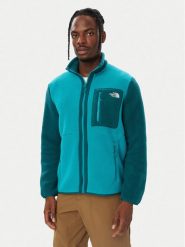 The North Face Polar Yumiori NF0A883R Turkusowy Regular Fit. Niebieskie bluzy sportowe męskie The North Face, m, bez wzorów, z polaru, bez kaptura. Za 479.99 zł.