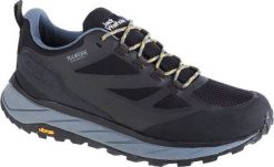 Buty trekkingowe męskie Jack Wolfskin Jack Wolfskin Terraventure Texapore Low M 4051621-6364 Czarne 43. Czarne trekkingi męskie Jack Wolfskin, bez zapięcia. Za 382.95 zł.