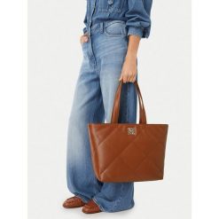 Torebka Nine West. Brązowe shopperki damskie Nine West, bez wzorów, bez dodatków. Za 279.99 zł.