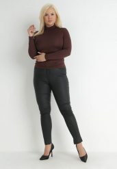 Czarne Spodnie Skinny Push Up Zami. Czarne spodnie materiałowe damskie Born2be, z aplikacjami, z jeansu, eleganckie. Za 89.99 zł.