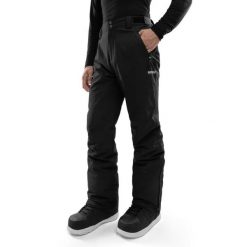 Męskie spodnie na narty i snowboard Sporty zimowe Siroko Core Mürren. Czarne spodnie sportowe męskie SIROKO, m, bez wzorów, narciarskie. Za 211.00 zł.