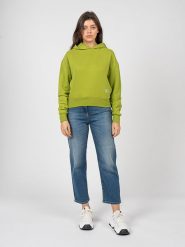 Patrizia Pepe Bluza | 1M3980J01G | Kobieta | Zielony. Zielone bluzy damskie Patrizia Pepe, m, bez wzorów, z bawełny, klasyczne, bez ramiączek, z kapturem. W wyprzedaży za 349.00 zł.