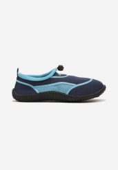 Granatowe Buty Sportowe z Elastyczną Podeszwą Namsilie. Niebieskie buty sportowe męskie Born2be, bez wzorów, bez zapięcia. Za 34.99 zł.
