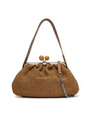 Weekend Max Mara Torebka 2615511105650 Pomarańczowy. Brązowe torebki wizytowe damskie Weekend Max Mara, bez wzorów, z materiału, bez dodatków. Za 1,579.00 zł.