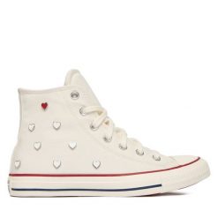 Trampki Converse. Białe trampki i tenisówki damskie Converse, bez wzorów, bez zapięcia. Za 379.99 zł.