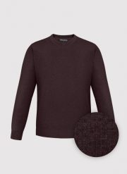 PAKO LORENTE - Brązowy sweter męski v-neck. Brązowe swetry męskie Pako Lorente, na jesień, m, bez wzorów, z bawełny, bez kołnierzyka, bez ramiączek. Za 199.99 zł.